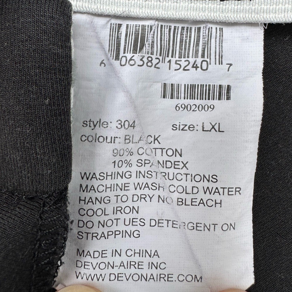 Devon Aire Black Breeches Riding Pants Women's Size LXL Knee Patch - Picture 3 of 5